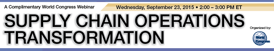 Supply Chain Operations Transformation