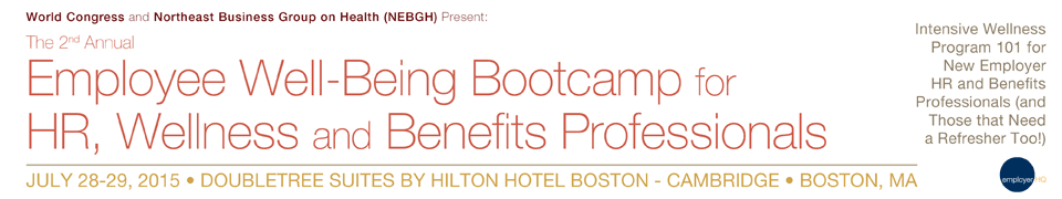 The 2nd Annual Employee Well-Being Bootcamp for HR, Wellness and Benefits Professionals