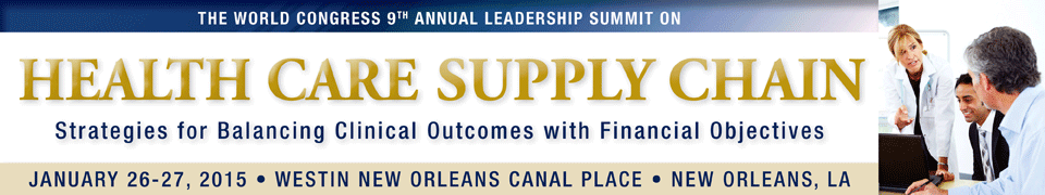 The World Congress 9th Annual Leadership Summit on Health Care Supply Chain
