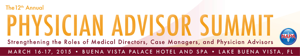NAPA 12th Annual Physician Advisors Summit