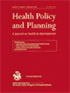 Health Policy and Planning Logo